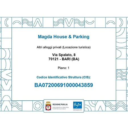 Magda House & Parking Apartment Bari